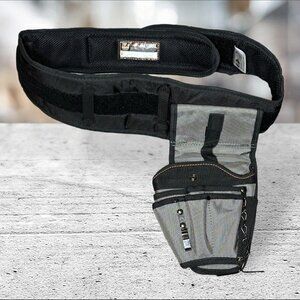 Ergodyne Arsenal Work Gear #5555 Tool Belt 5” Xtra Large Black‎ With Side Pouch